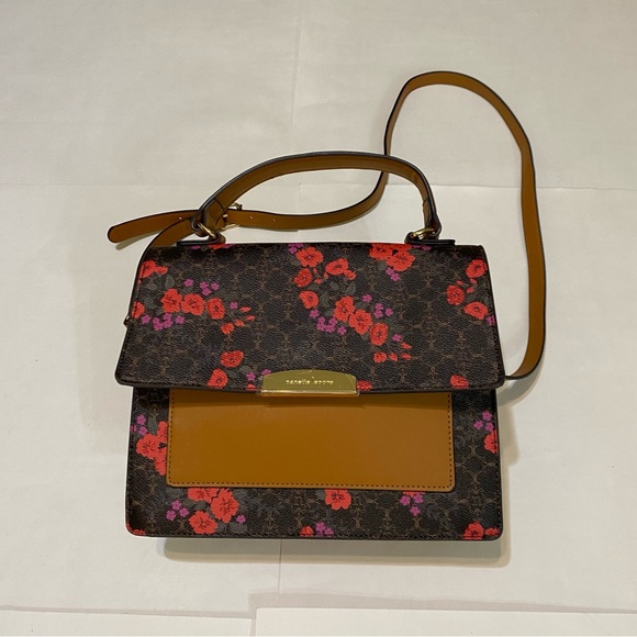 Nanette Lepore Handbags - Nanette Lepore Floral Brown Handbag